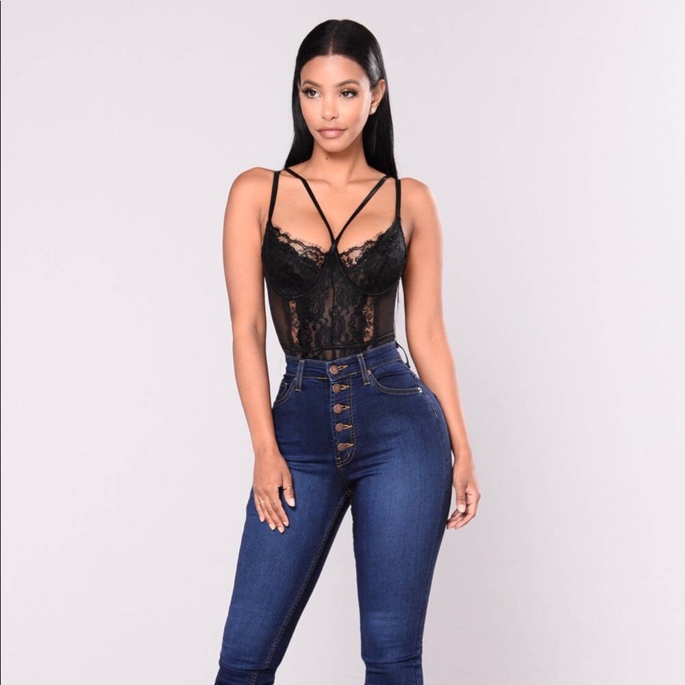 Somebody To Love Lace Teddy Bodysuit Size XL